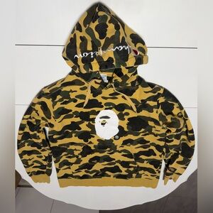Bape x Champion camo hoodie